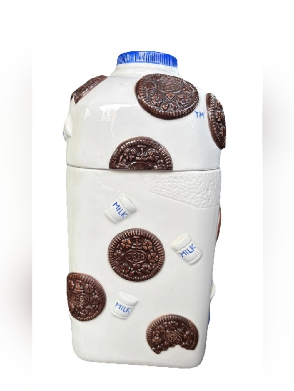 Vintage "Nabisco" Oreo  Milk Jug Cookie Jar - Picture 6 of 16